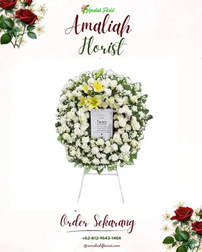 Krans Bunga Duka Cita di Ngadimulyo